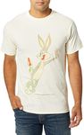 Looney Tunes Men's Cheers T-Shirt, Cream, 3X-Large