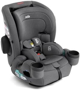 Joie Saffron SI 4-in-1 Car Seat – Car Seat for Infants to Toddlers to Big Kids - 4 Modes, 10-Position No-Rethread Headrest & Harness (Thunder)