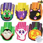 JOYIN 60 Pcs Halloween Mini Notepad Set,6 Designs, Spooky Characters Note Pads for Party Supplies, Trick or Treat Bag Filler