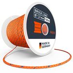 Presch Mason's Cord 100m | ⌀1,7mm | Polyester | Tear-resistant, weatherproof straightening cord with spool | Knot-resistant construction cord - Extremely durable