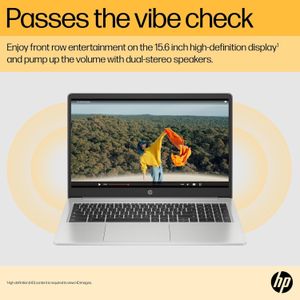HP Chromebook 15.6" Laptop – 128GB, Mineral Silver