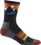 Darn Tough Men's Sunset Ridge Micro Crew Lightweight with Cushion Sock (Style 1997) - Charcoal, Large