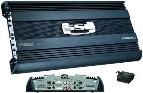 SSL F2.2500 Force 2500W, 2 Channel MOSFET Amplifier with Remote Subwoofer Level Control