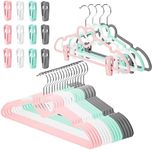 Tessco 20 Pcs Velvet Clothes Hanger