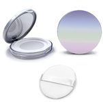 HLLMX 1 PCS Loose Powder Container 3 g/ 0.11 Oz Empty Refillable Makeup Powder Container Plastic Loose Powder Compact Portable DIY Makeup Powder case