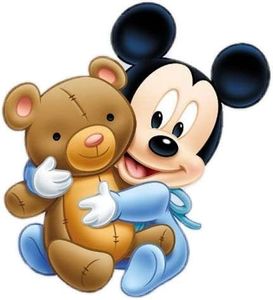 Cialda in Ostia per Decorazioni e Torte a tema Baby Micky Mouse in Dischi Commestibili Cake Design (MOD. 1)