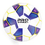 Pro Striker Football Soccer Ball for Kids, Training Ball for Youth and Adults, Size 5, Blue