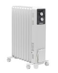 Dimplex 2KW Oil-Free Column Radiator, White – Adjustable Thermostat & 3 Heat Settings, 3 Year Warranty, Energy Efficient Electric Heater for Home & Office Use, ECR20