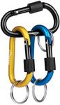 BEEWAY Locking Carabiner, 3 Pack Pr