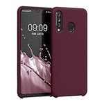 kwmobile Case Compatible with Huawei P30 Lite Case - TPU Silicone Phone Cover with Soft Finish - Tawny Red