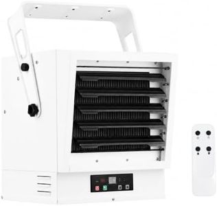 VILLABROT 10000W Electric Garage Heater with Remote, Wall/Ceiling Mounted, 1-9H Timer, 2 Heat Settings, Digital Thermostat, Overheat Protection, 240 Volt, Ideal for Workshop & Garage