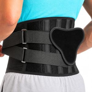 Dr. Arthritis Back Brace Support Belt, Lumbar Aid Brace for Sciatica, Herniated Disc Relief, Posture Correction & More, Breathable & Secure Fit, Men & Women's Back Brace Support, Black, X-Large