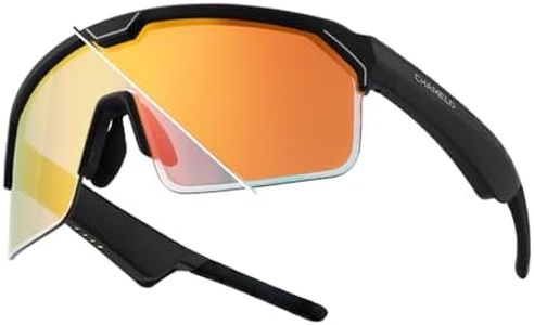 CHAMELO Music Shield Gen 2 Smart Sunglasses – Tint-Adjustable, Open-Ear Audio, UV Protection, Sport Fit