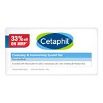 Cetaphil Cleansing Moisturizing Syndet Bar 4x100 gm – Gentle Soap-Free Syndet Cleansing Bar Pack with Shea Butter Blend, pH Balanced Moisturizing & Hydrating Formula for Sensitive & Dry Skin, Hypoallergenic & Non-Irritant Daily Cleanser for Face & Body