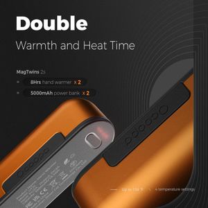 OCOOPA UT2S Magnetic Rechargeable Hand Warmers – Portable USB Heater