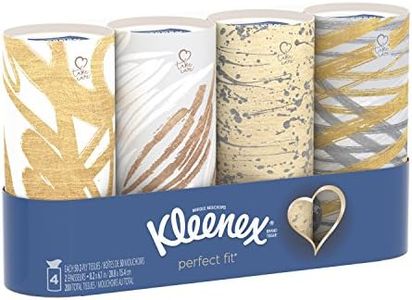 Kleenex Perfect Fit Facial Tissues, 50 ct, 4 Pack
