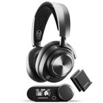 SteelSeries Arctis Nova Pro Wireless Multi-System Gaming Headset-Premium Hi-Fi Drivers-Active Noise Cancellation-Infinity Power System-Clearcast Gen 2 Mic-Pc,Ps5,Ps4,Switch,Mobile,in-ear