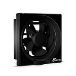 RR Signature Vento Deluxe 200 MM Exhaust Fan For Kitchen, Bathroom with Strong Air Suction, Rust Proof Body and Dust Protection Shutters (Black), 3 Year Warranty