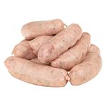 Irish Sausages, Flavoursome Pork Sausages Fresh, Big, Fat And Juicy, Suitable for Home Freezing, Filled Using Natural Pork Sausage Casing, Pack of 1.5kg