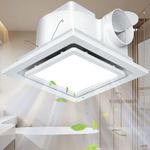 Gopper Bathroom Exhaust Fan with Light 12 IN