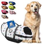 Paws Aboard Doggy Life Jacket, Large, Nautical Dog