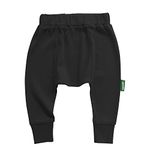 PARADE Organic Harem Pants - Essentials Black 6-12 Months