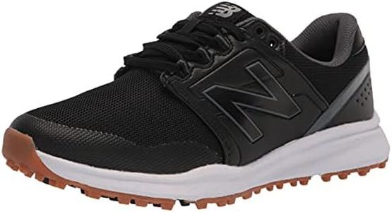 New Balance Men's Breeze v2 Golf Shoe, Black, 11