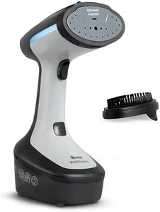 Swan SI12022N Portable Garment Steamer, Lightweight, Jet Steam, Cloth Friendly Ceramic Coated Steam Panel, Removes Bacteria and Odours, 1500W, 300ml Water Tank, 25 g Steam Rate, Black