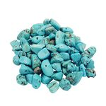 GraceAngie Natural Chip Stone Beads Irregular 5-8mm About 450 Pcs Gemstones Healing Crystal Drilled Loose Beads Strand for DIY Earring Bracelet Jewelry Making (Turquoise)