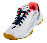 VICTOR A362IIJR-AB-190 All-Around Series Junior Badminton Shoes UK-1.5, White/Blue