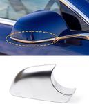 Mirror Lower Cover,Drive Side Rearview Mirror Base Cover,Passenger Side Rearview Mirror Base Cover Compatible with Tesla Model 3/Y OE 8202102 8202202 22873005 22873006 (silver, model 3 Passenger Side)