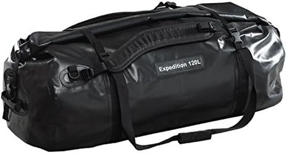 Caribee Expedition Waterproof Roll Kit Bag, 120 litre Capacity, Black, One Size