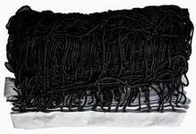 Gmefvr Volleyball net Black Single Side Niwar Strips | Universal Size