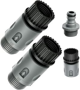 Boat Quick Connect Flush Kit for Sea-doo, Jet Ski&Honda&Yamaha Watercraft, Outboard Flush Adapter Accessories Compatible with 4 Stroke PWC, Plastic Hose Quick Connect Kit, Easy to use&no leak