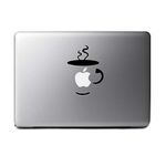 Coffee Cup-apple Macbook Ipad Laptop Vinyl Decal Sticker Skin Cover Computer Sticker Computer Decal Decal Mac Decal for Mac Laptop Sticker Laptop Decal Newest Version Macbook Pro Laptop Quotes