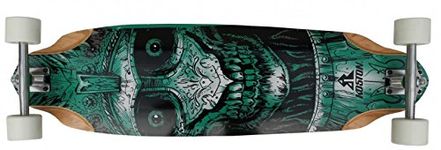 Koston Pro Longboard Complete-Board Cruiser/Carver Skull Amort 36.7 x 10.0 inch - High End Longboard Carving Board