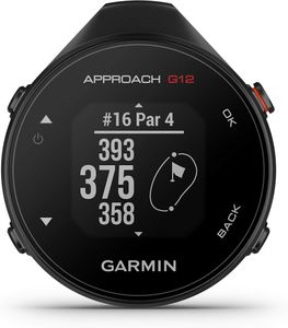 Garmin Approach G12 Clip-on GPS Golf Range Finder – 42,000+ Courses, 30hr Battery