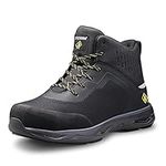 Terra Lites Mid Men's Nano Composite Toe Work Shoe, Black, 9 Wide