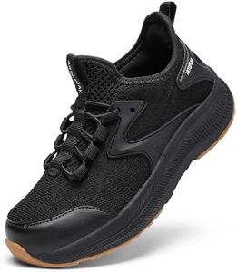 ARTOPEAK Kids Slip-On Sneakers with Arch Support Lightweight Orthopedic Athletic Tennis Shoes for Boys Wide Cushioned Running,Walking & Workout Sport Plantar Fasciitis Black Size 13
