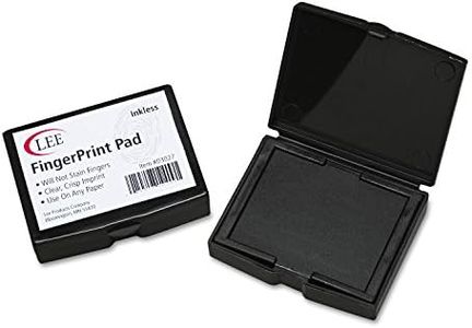 Lee Inkless FingerPrint Pad (S03027),Black,0.5" x 2.3" x 1.8"