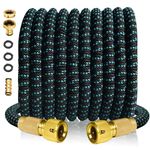 Garden Hose,Upgraded Expandable Garden Hose Pipe 50ft, WEUE Expanding Water Hose, Flexible Lightweight Anti-Kink 3450D 3-Layers Latex Core with 3/4''&1/2'' Hosepipes Connector (Dark Blue, 50ft)