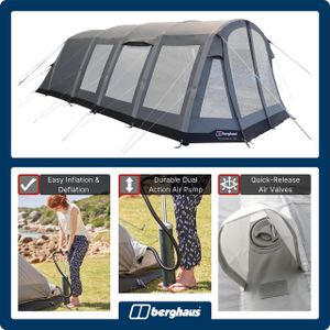 Berghaus Telstar 5 Nightfall Tent – 5-Person Family Camping Shelter