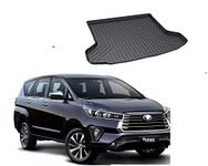 Santosh Motors Car Trunk Mat Dustproof/Waterproof/Foldable, Strong & Thick, All Weather Protection Floor Dicky/Boot Mat (Toyota Innova-2004)