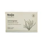 Naija Organics Lemongrass Bath Soap | ECOCERT Certified | Moisturizing & Cleansing for All Skin Types | 100g