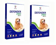 Medfly Healthcare Defender Pro Deworming Tablet For Dogs Of All Life Stages (Pack Of 2)|Natural & Herbal Ingredients|Effective Formula To Kill & Expel Parasites|10 Tablets Per Pack