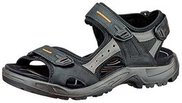 ECCO Shoes Men's Offroad Yucatan Sandal, Black Mole Black, 43 Medium EU (9-9.5 US)