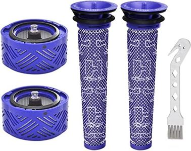 Covienapp Filtre de rechange Dy-son pour accessoires d'aspirateur V6 compatible avec Dy-son V6 Absolute V6 Animal V6 Motörhead V6 HEPA, 2 ensembles