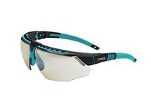 Uvex by Honeywell Avatar Safety Glasses, Teal Frame with SCT-Reflect 50 Lens & Anti-Scratch Hardcoat (S2884)