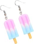 Cute Food Imitate Ice Drop Dangle Earrings Resin Birthday Gift Girls Teens Jewelry Practical Processed