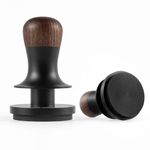 MHW-3BOMBER 53.35mm Espresso Coffee Tamper with Three Spring Loaded Calibrated Espresso Tamper 30lbs 54mm Espresso Hand Tamper with Sound Feedback Titanium Coating Black T6177T-OS